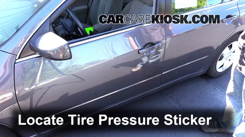 2009 Nissan Altima S 2.5L 4 Cyl. Sedan (4 Door) Tires & Wheels Check Tire Pressure